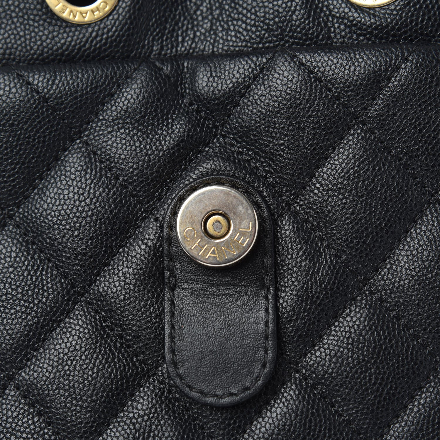 Chanel Caviar Quilted Filigree Backpack Black 7 of 11