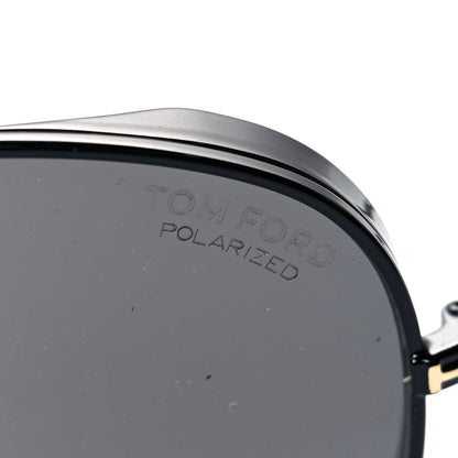 Tom Ford Metal Aviator Sunglasses TF723K Black 7 of 8