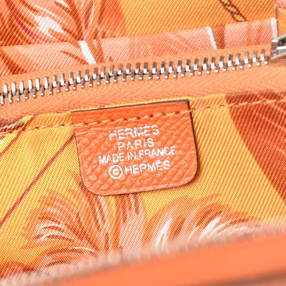 Hermes Epsom Silk'in Compact Wallet Orange 6 of 10