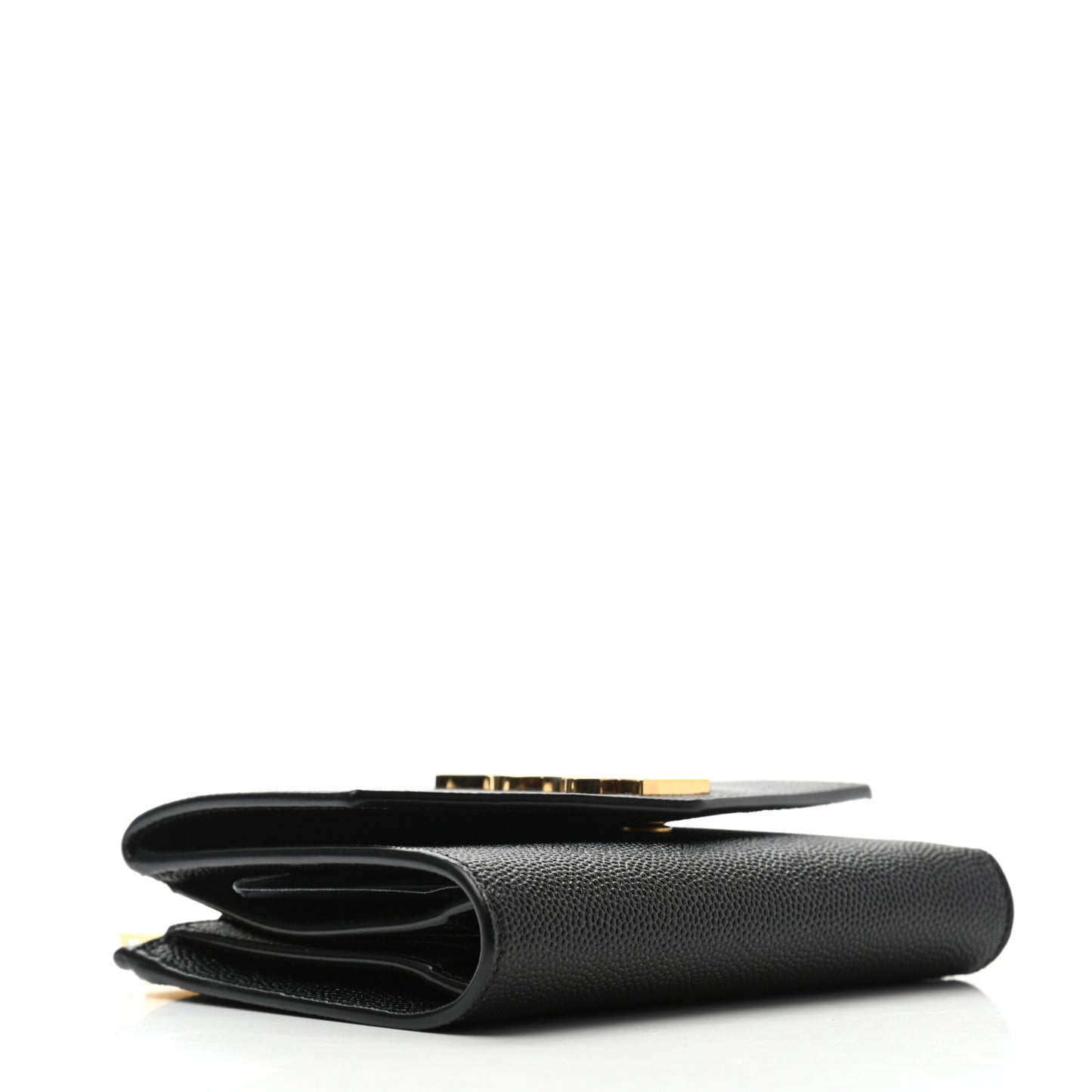 Grain De Poudre Monogram Bi-Fold Wallet Black