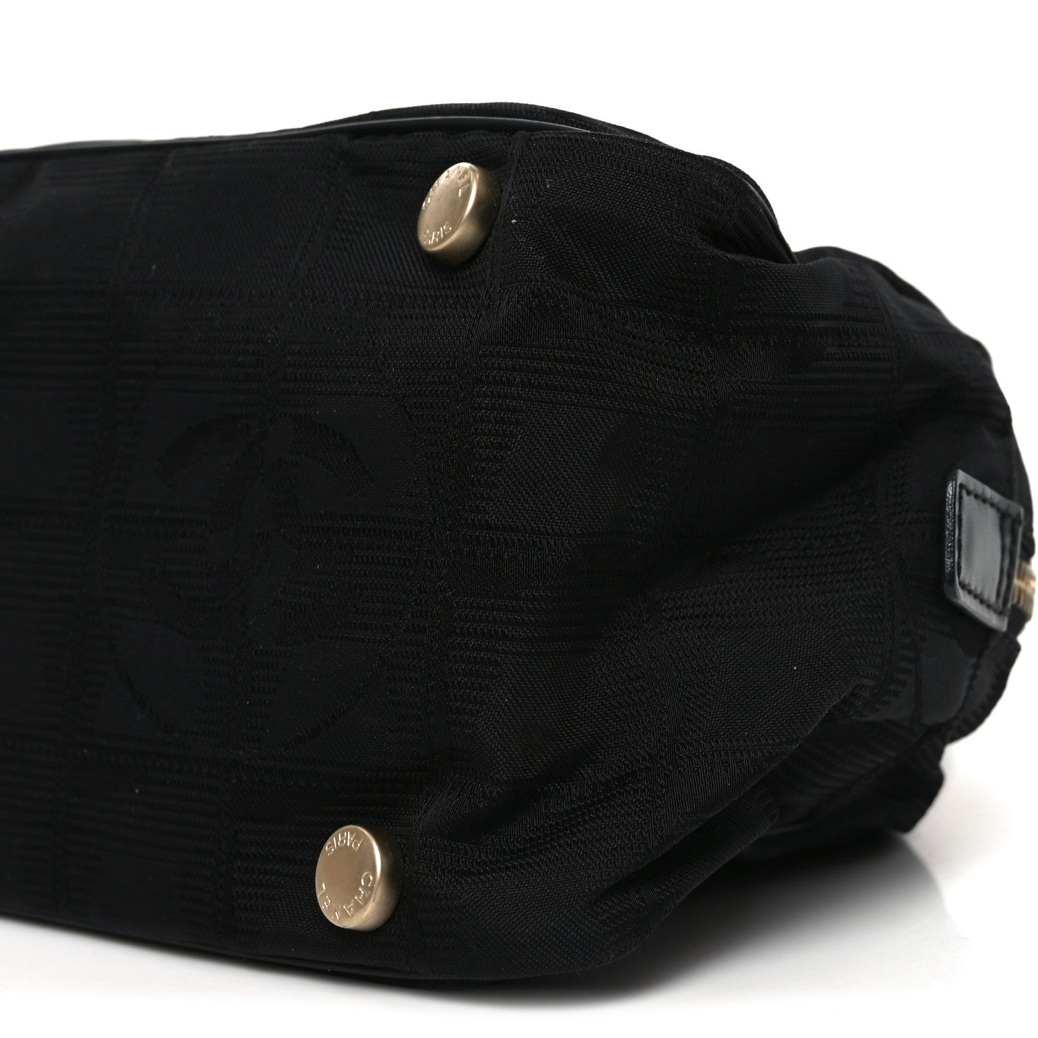 Chanel Nylon Travel Bowler Black 10 of 10