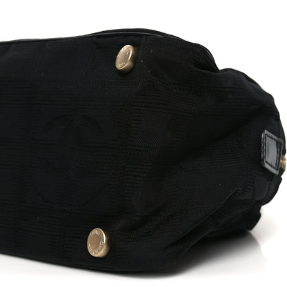 Chanel Nylon Travel Bowler Black 10 of 10