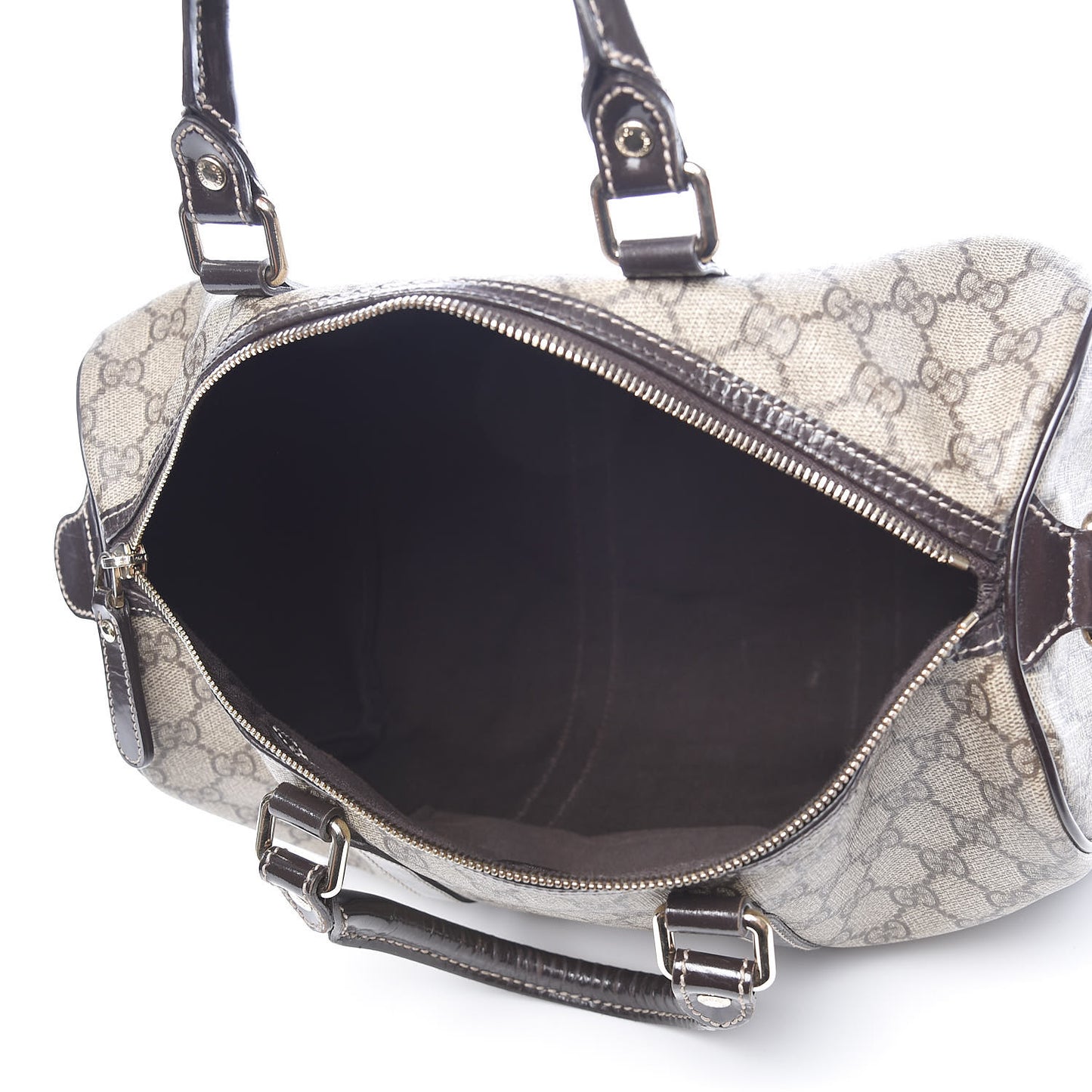GG Plus Monogram Medium Joy Boston Dark Brown