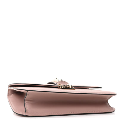 Valentino Garavani Vitello Medium Glam Lock Rockstud Flap Poudre 4 of 9