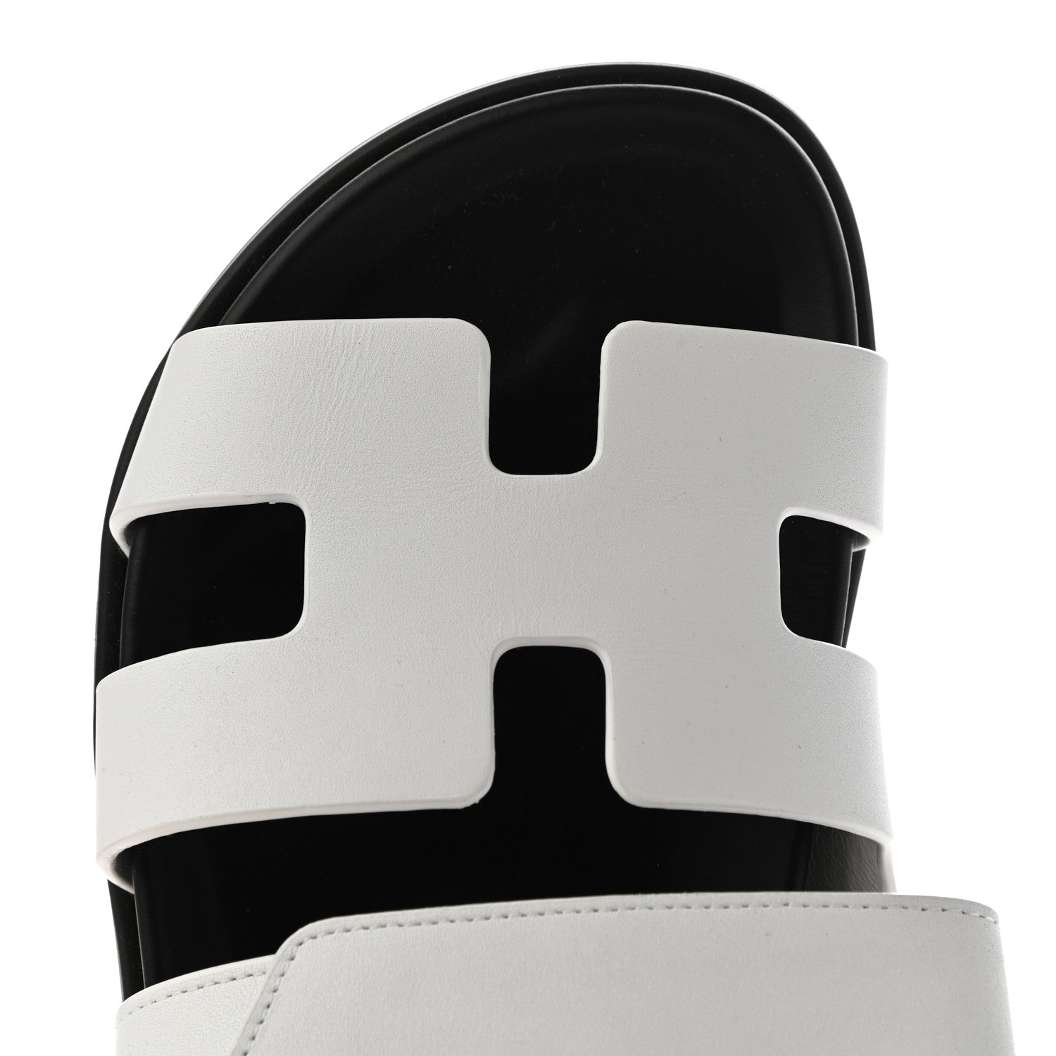 Hermes Calfskin Womens Chypre Sandals 36 White 10 of 11