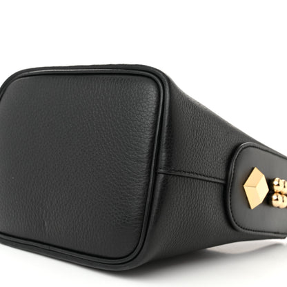 Christian Louboutin Grained Calfskin Mini Carasky Bucket Bag Black 9 of 9