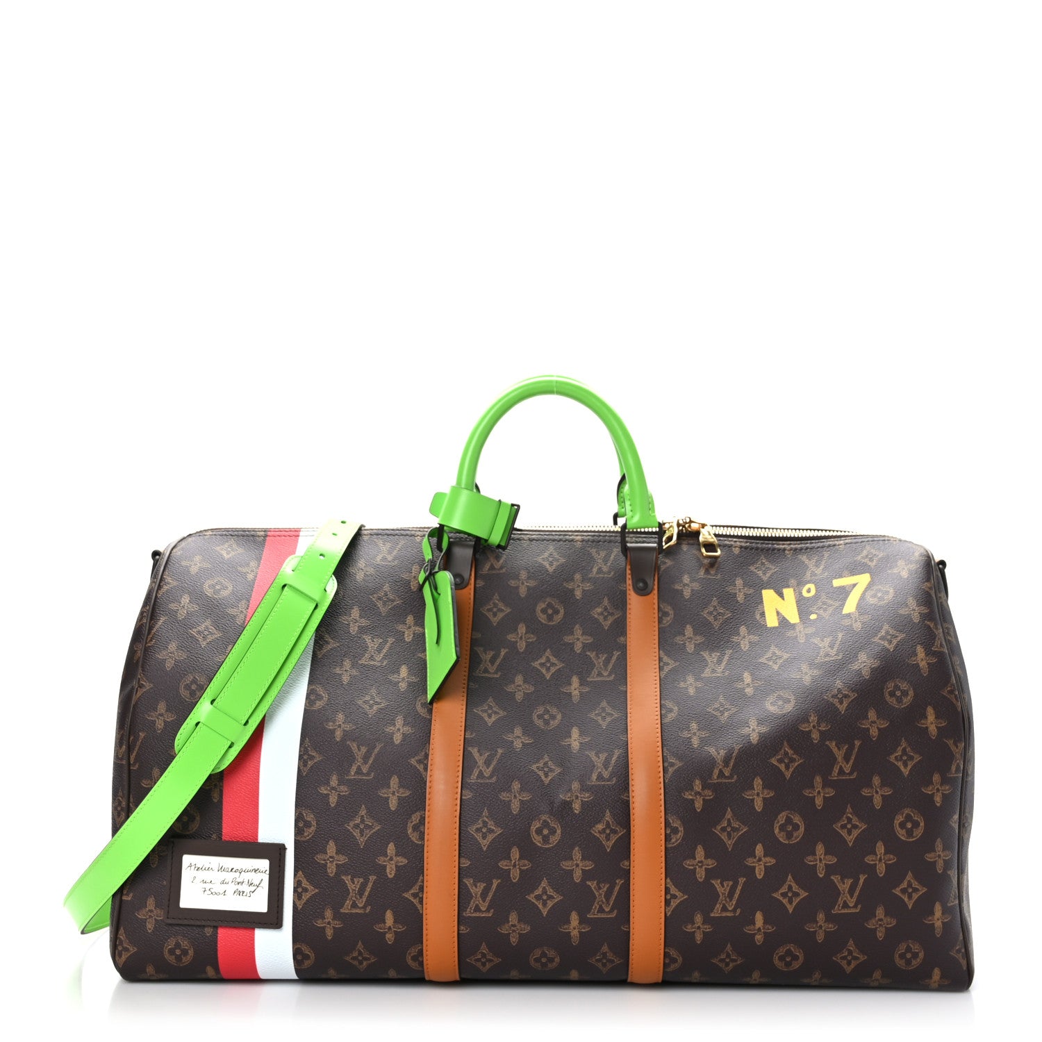 Louis Vuitton Monogram L’Œi N°7 Keepall Bandouliere 55 1 of 11
