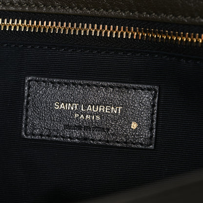 Saint Laurent Grained Lambskin Monogram Large Niki Chain Satchel Light Musk 6 of 10