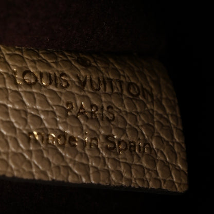 Louis Vuitton Empreinte Monogram Giant Neverfull MM Pochette Tourterelle 6 of 7
