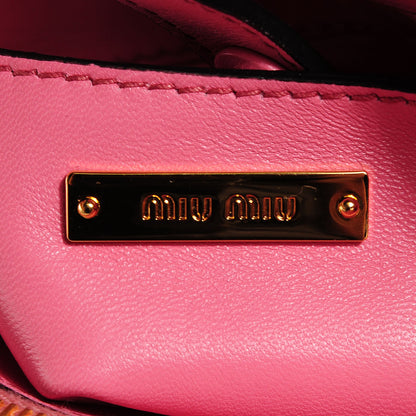 Miu Miu Nappa Padded Top Handle Bag Geranio 16 of 20