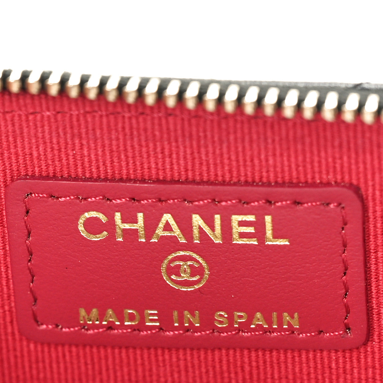 Chanel Lambskin Quilted Chanel 19 Zip Around Coin Purse Wallet Black 6 of 8