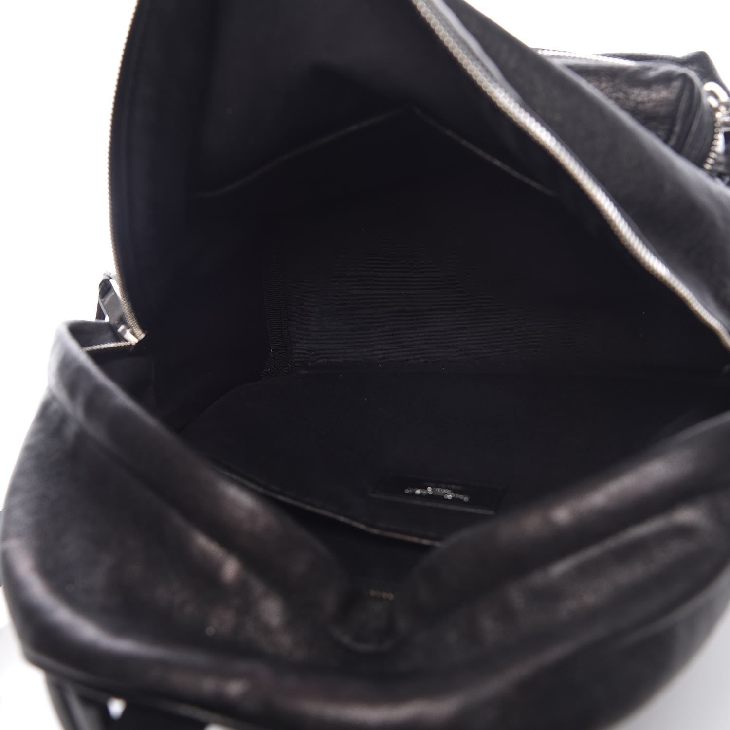 Saint Laurent Lambskin Mini City Backpack Black 5 of 8