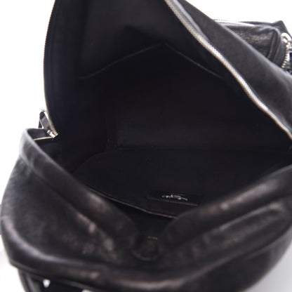 Saint Laurent Lambskin Mini City Backpack Black 5 of 8