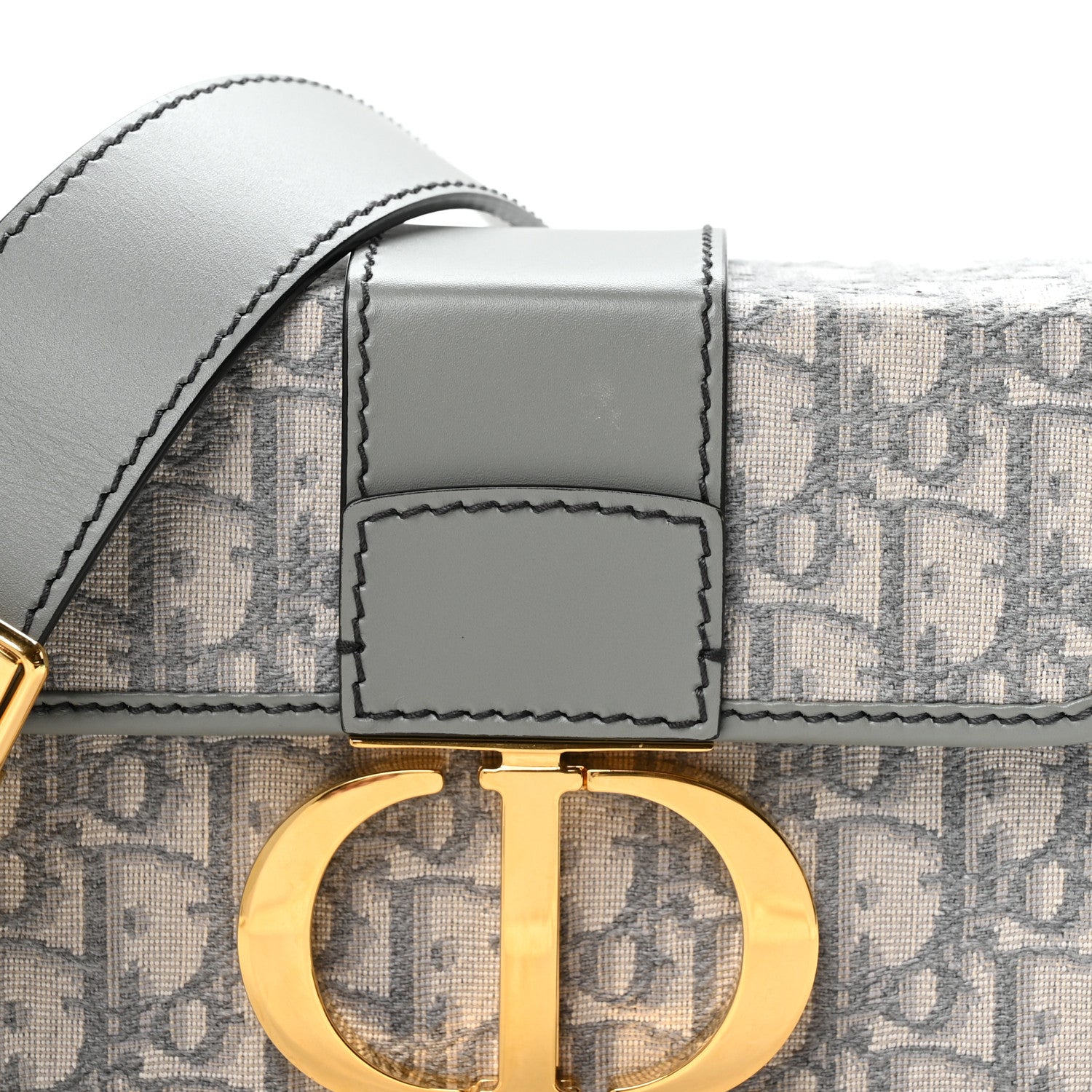 Christian Dior Oblique 30 Montaigne Box Bag Grey 8 of 10