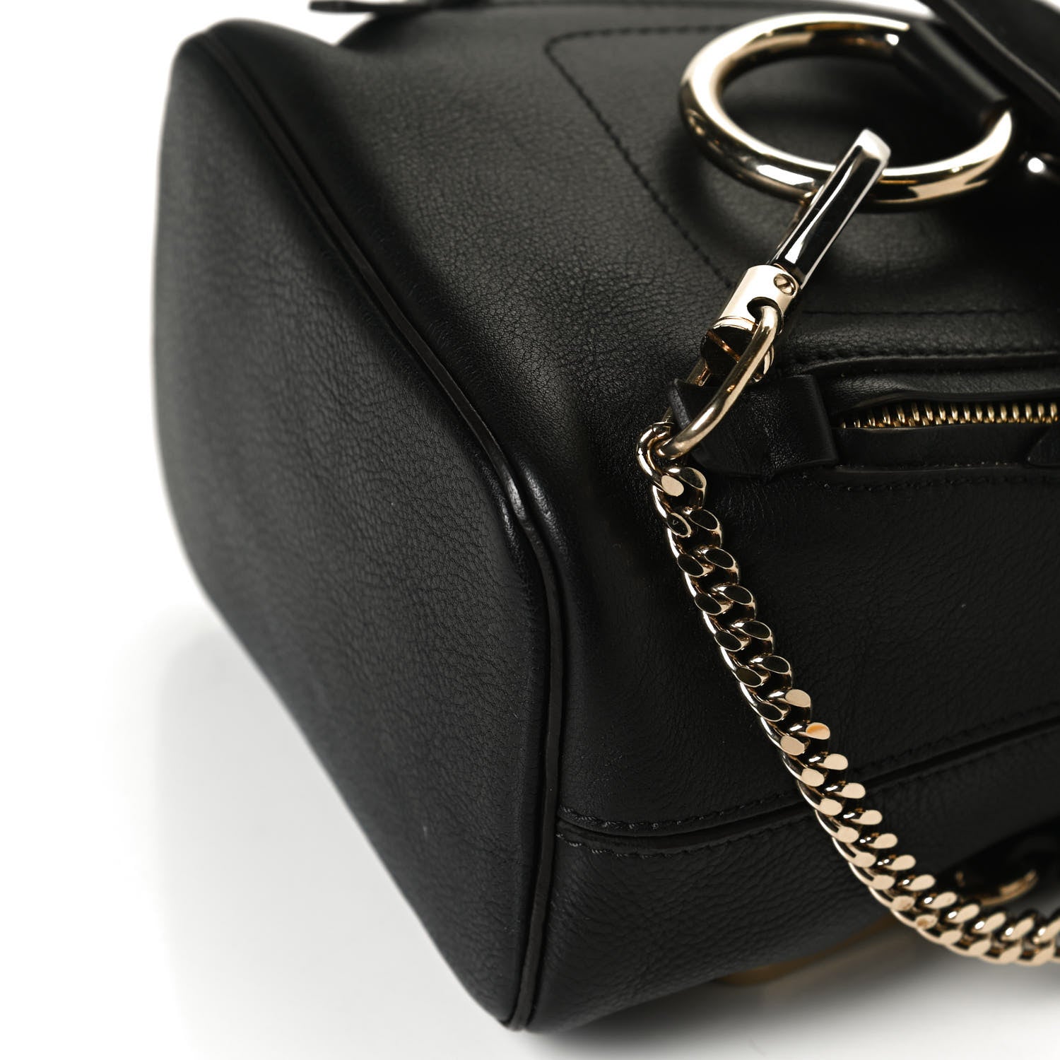 Chloe Suede Calfskin Mini Faye Backpack Black 11 of 11