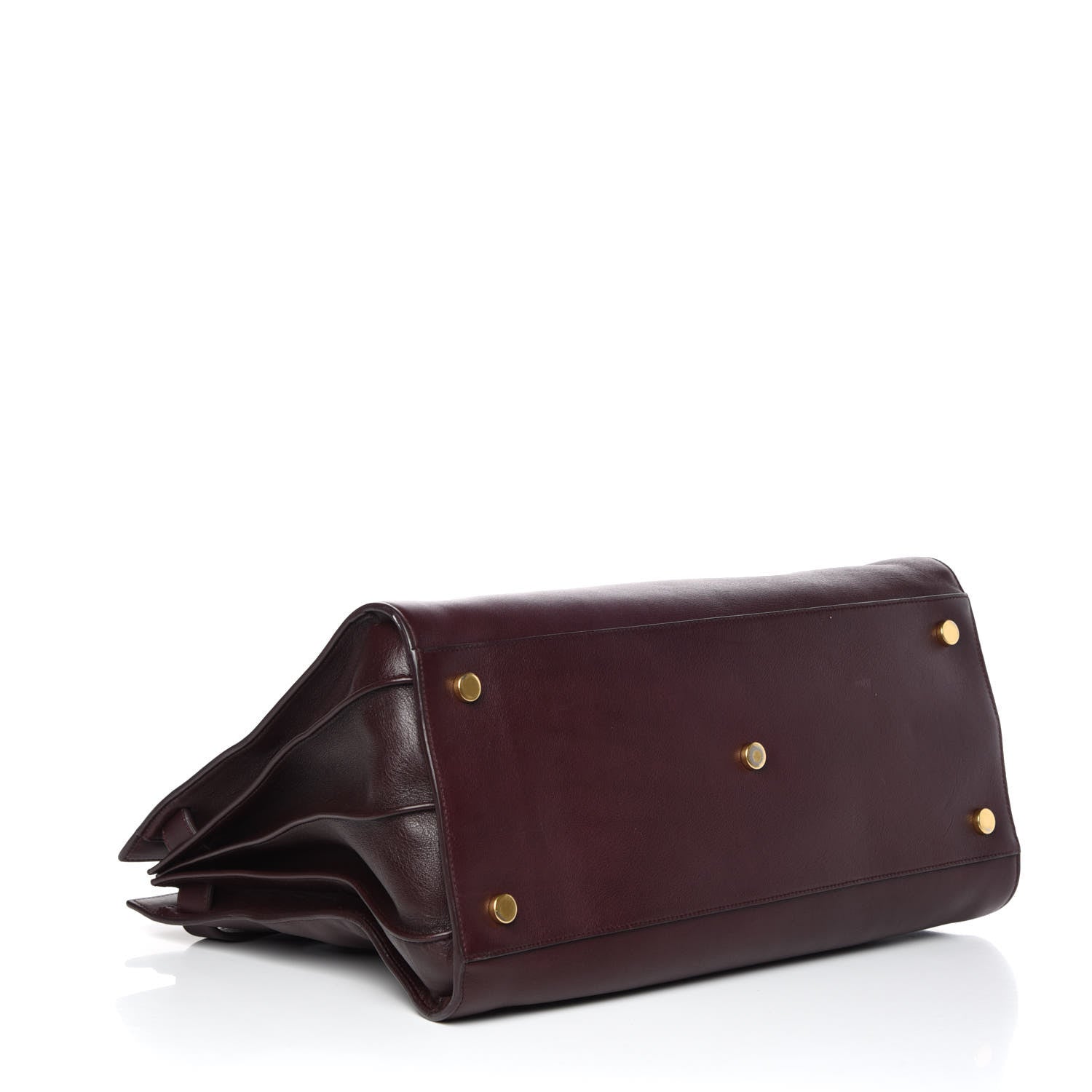 Saint Laurent Calfskin Large Sac De Jour Carryall Bordeaux 4 of 26