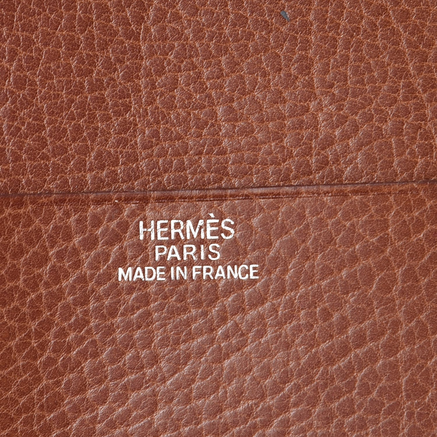 Hermes Veau Rodeo Globe Trotter Zip Agenda PM Gold 6 of 10
