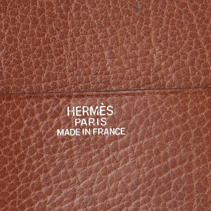 Hermes Veau Rodeo Globe Trotter Zip Agenda PM Gold 6 of 10