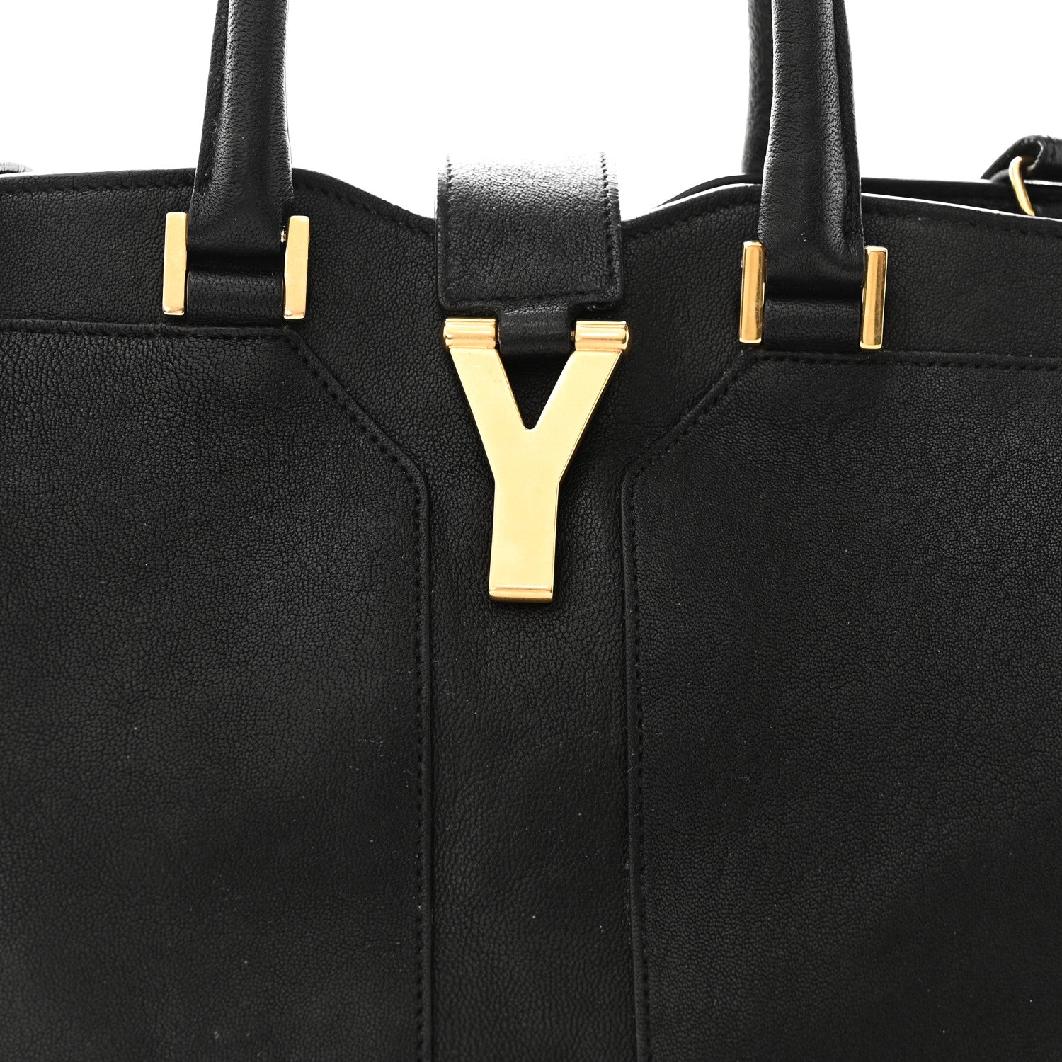 Saint Laurent Sheepskin Small Cabas ChYc Black 7 of 11