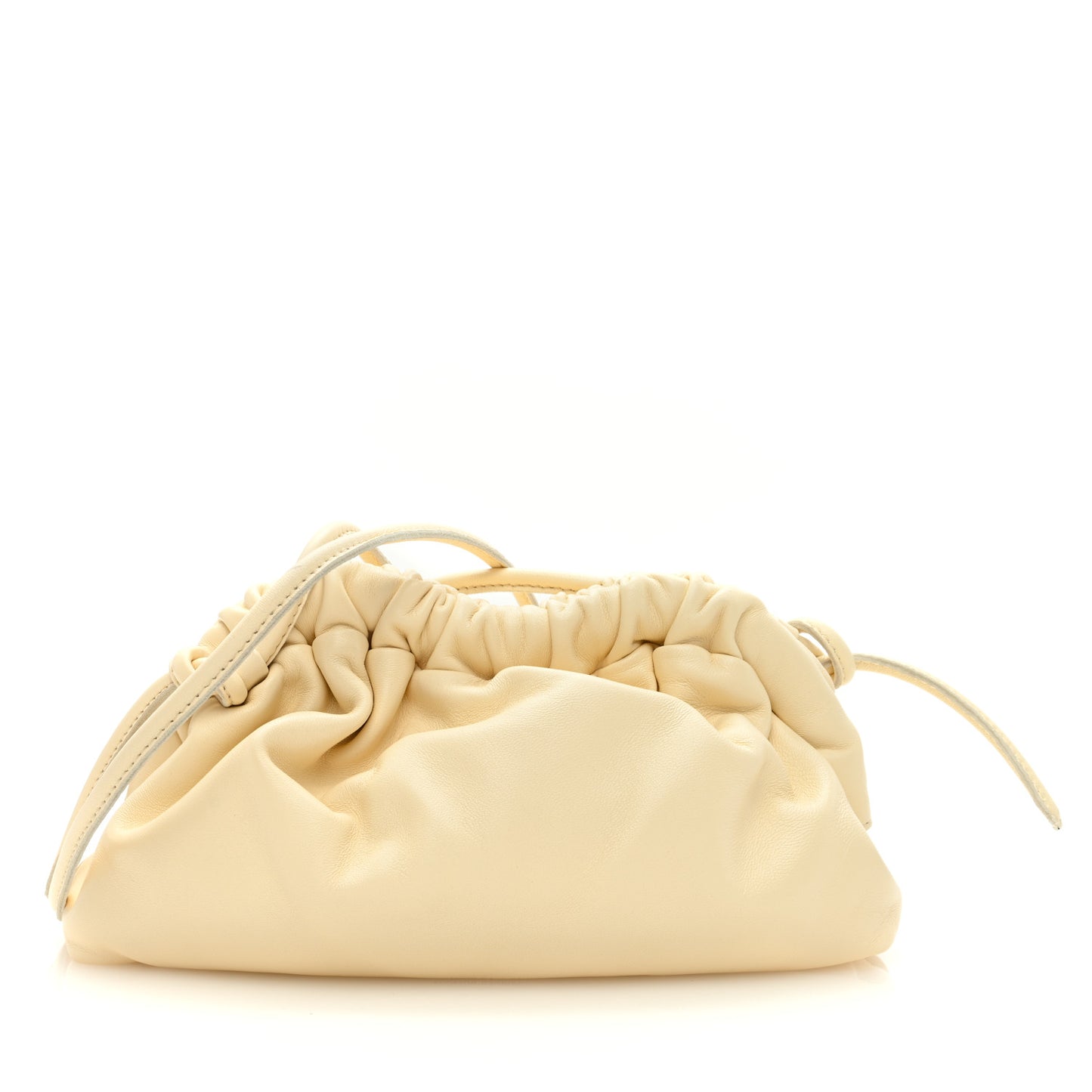 MANSUR GAVRIEL Lambskin Mini Cloud Clutch Pearl