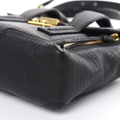 3.1 Phillip Lim 3.1 Textured Calfskin Mini Pashli Satchel Black 9 of 10