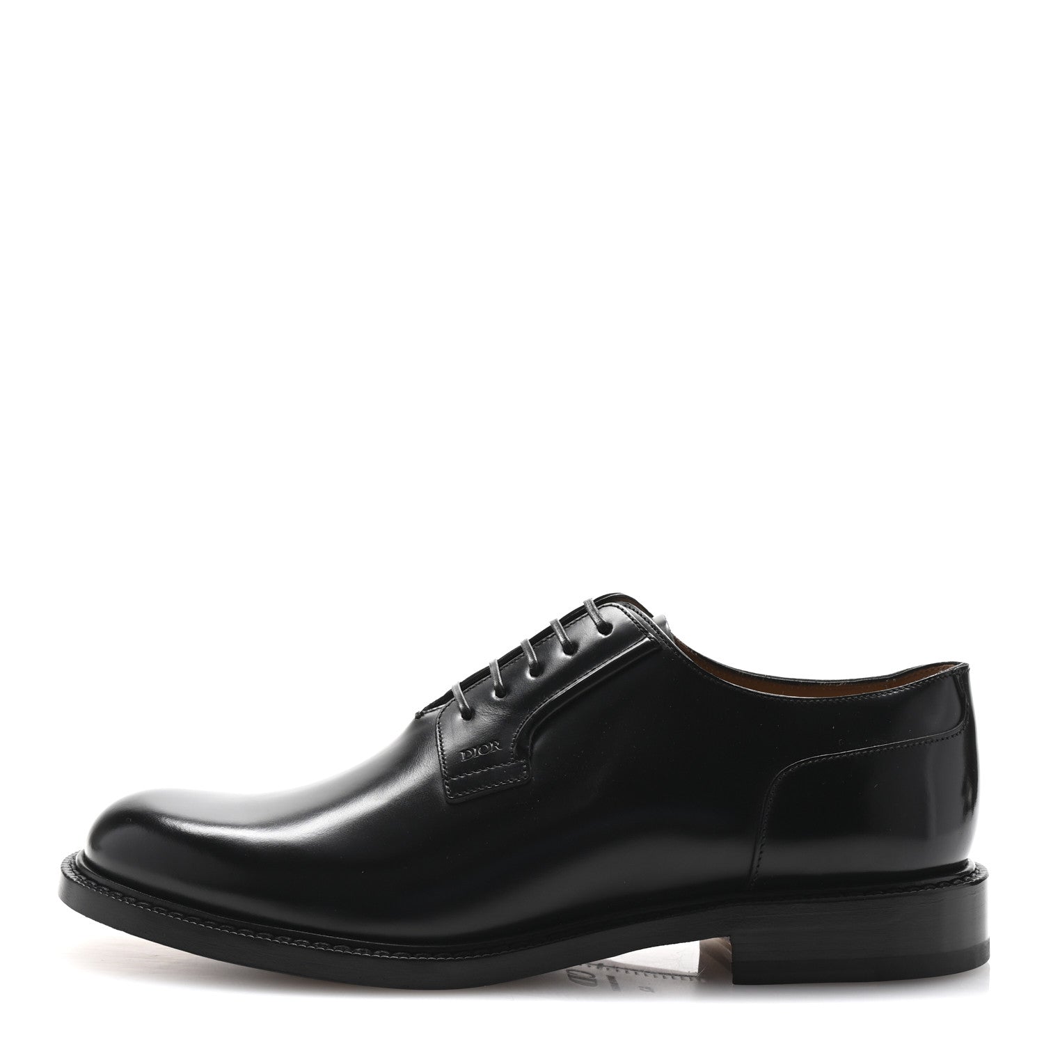 Christian Dior Calfskin Mens Derby Shoes 42 Black 1 of 9