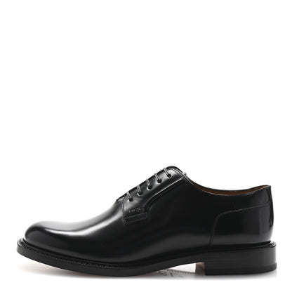 Christian Dior Calfskin Mens Derby Shoes 42 Black 1 of 9