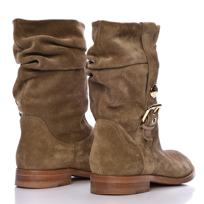 Louis Vuitton Suede Safari Boots Taupe 39 4 of 10