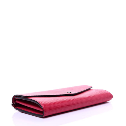 Louis Vuitton Epi Sarah Wallet NM Hot Pink 4 of 10