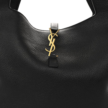 Saint Laurent Grained Deerskin Bea Tote Black 7 of 9