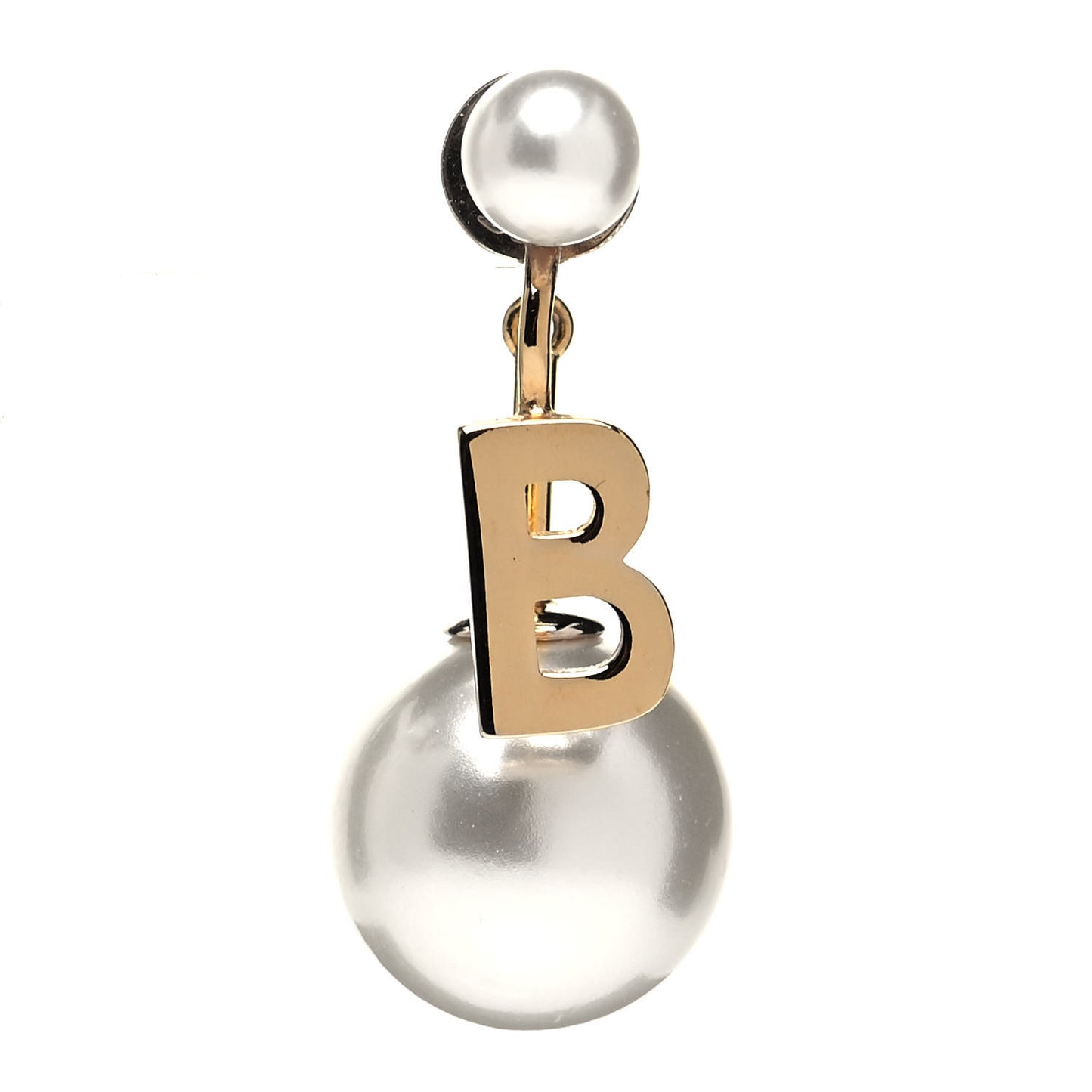 Pearl My ABCDior B Tribale Earring Gold