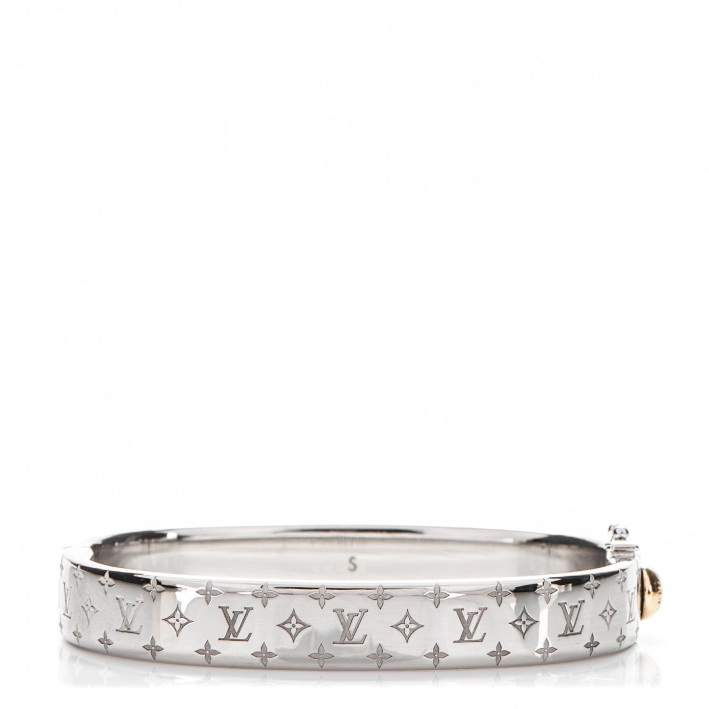 Palladium Monogram Nanogram Cuff S
