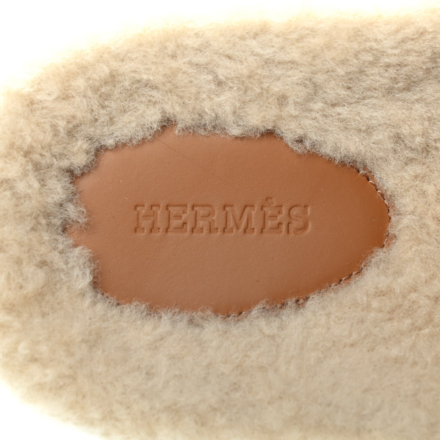 Suede Goatskin Woolskin Womens Chypre Sandals 41 Golden Beige