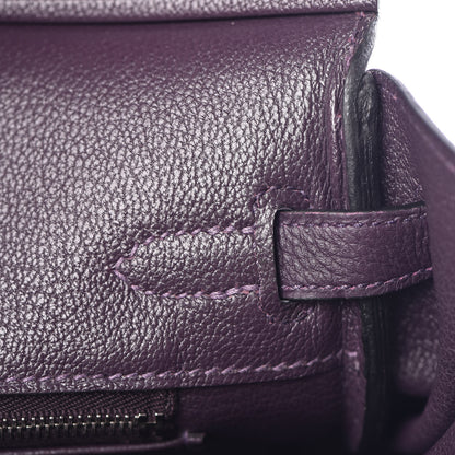 Hermes Togo Birkin 25 Raisin 21 of 34