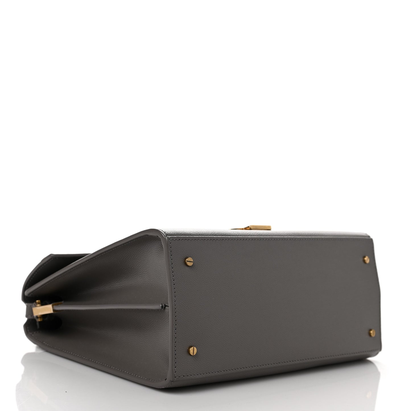 Grain de Poudre Medium Classic Monogram Cassandra Top Handle Dark Smog