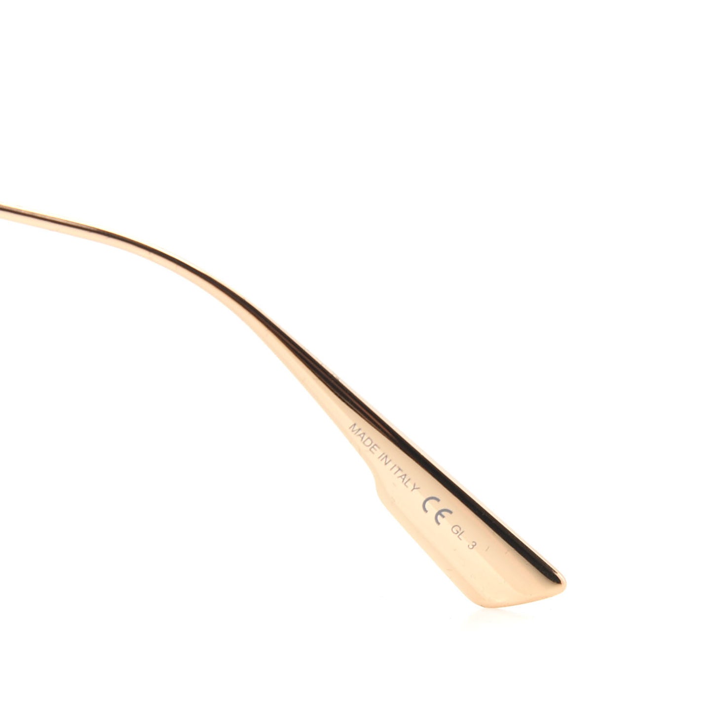 Rectangular 30 Montaigne 1 Sunglasses Black Gold