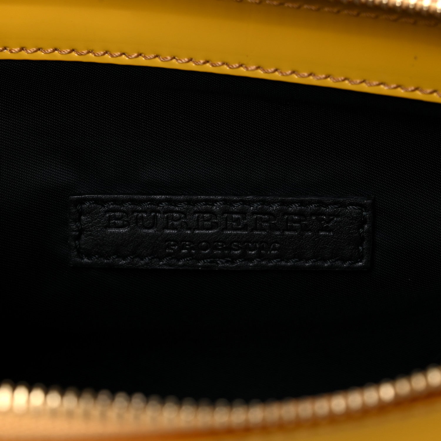 Burberry Prorsum Patent Small Shoulder Bag Yellow 6 of 21