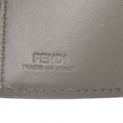 Fendi Vitello Cruise F is Fendi Micro Tri-Fold Envelope Wallet Asparago 7 of 8