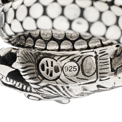 John Hardy Sterling Silver Legends Naga Dragon Coil Ring 53 6.5 6 of 6