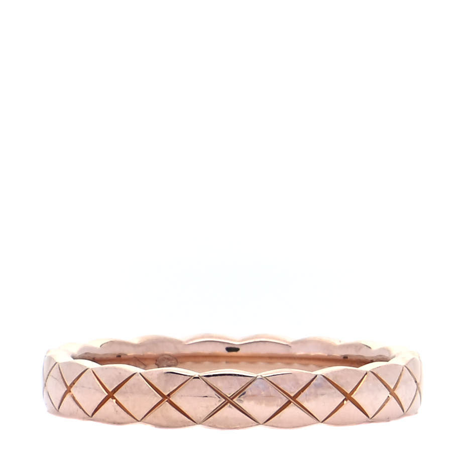 18K Beige Gold Mini Coco Crush Ring 54 7
