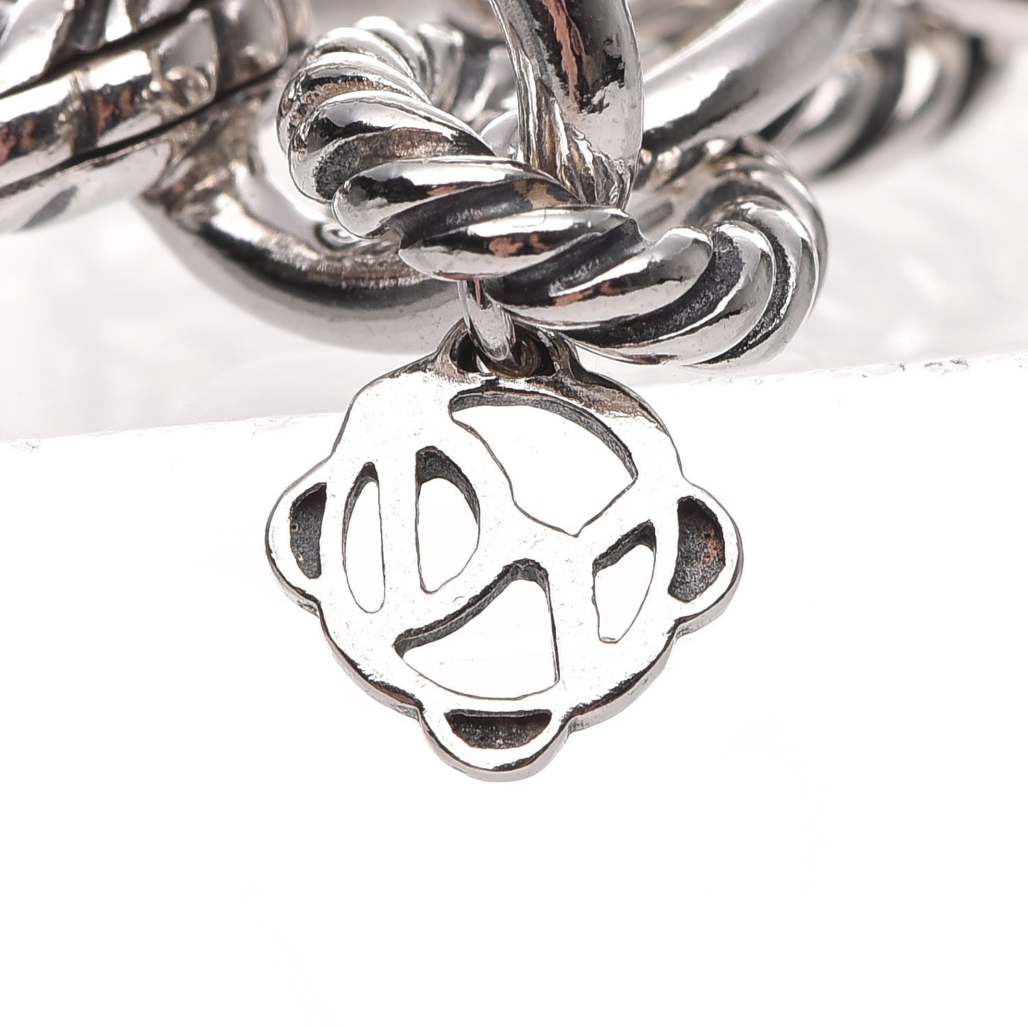 David Yurman Sterling Silver 10mm Medium Oval Link Bracelet 4 of 6