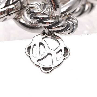 David Yurman Sterling Silver 10mm Medium Oval Link Bracelet 4 of 6