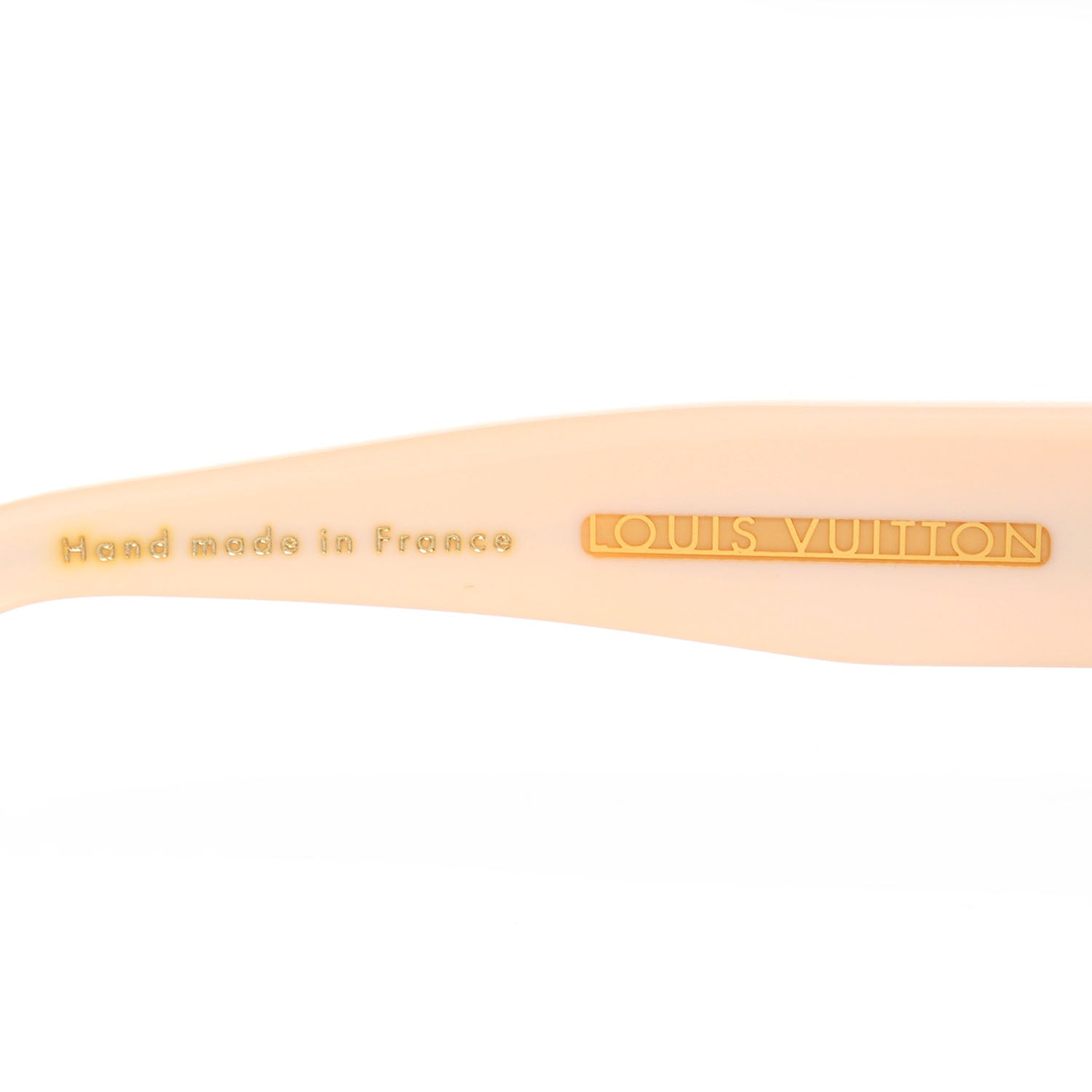 Louis Vuitton Acetate Amethyst Bindi Sunglasses Ivory 4 of 5