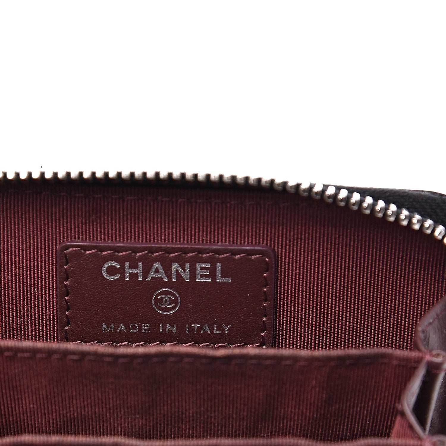 Chanel Caviar Quilted Zip Coin Purse Black 5 of 10