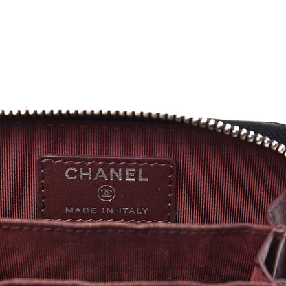 Chanel Caviar Quilted Zip Coin Purse Black 5 of 10