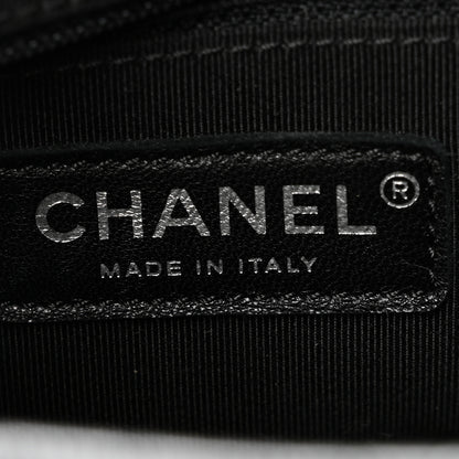 Chanel Tweed Calfskin Small Gabrielle Hobo Black 6 of 10