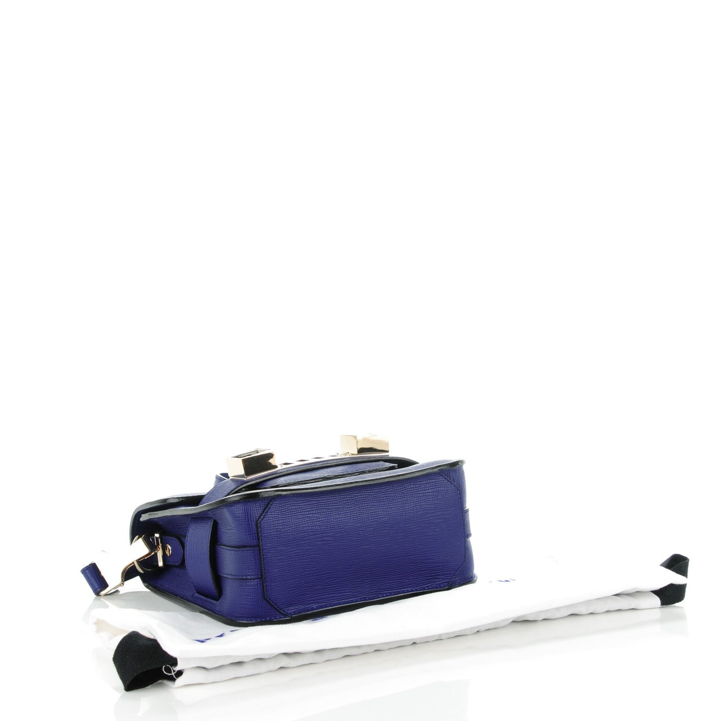 Linosa Calfskin Tiny PS11 Classic Shoulder Bag Ultramarine