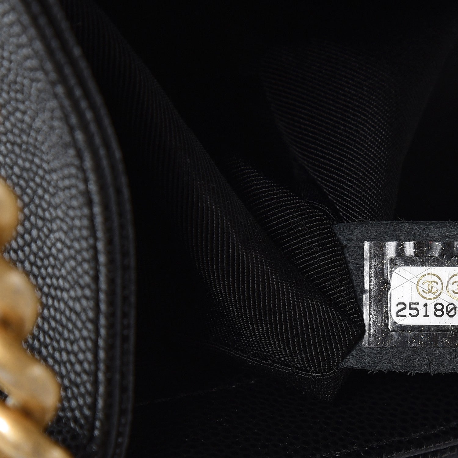 Chanel Caviar Quilted Medium Boy Flap Black 7 of 7