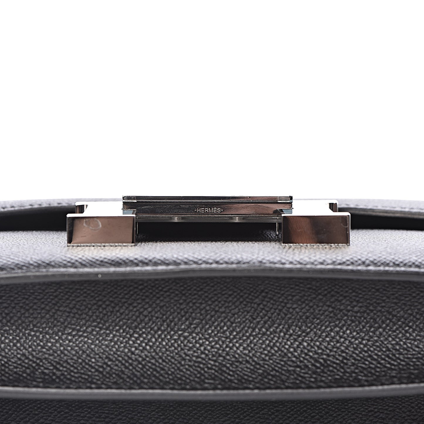 Epsom Enamel Constance 24 Black Bleu Saint Cyr