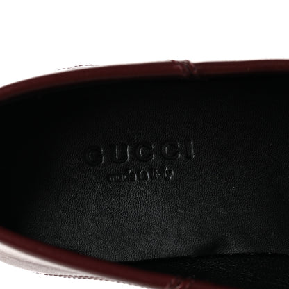 Gucci Lambskin Womens Brixton Horsebit Loafers 35.5 Vintage Bordeaux 7 of 9
